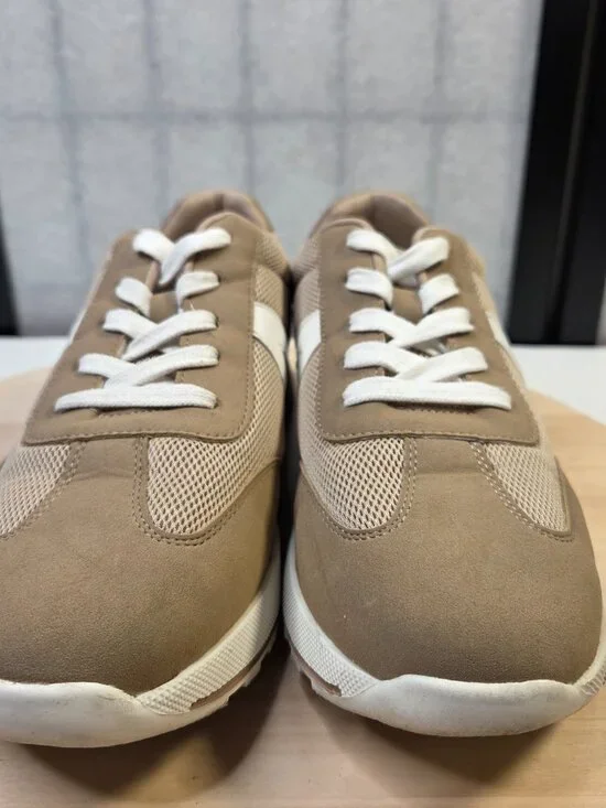 MIA Caddy Sand & White Lace Up Fashion Sneakers Women US 8.5M - Picture 4 of 14